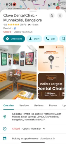 Dental clinic interior